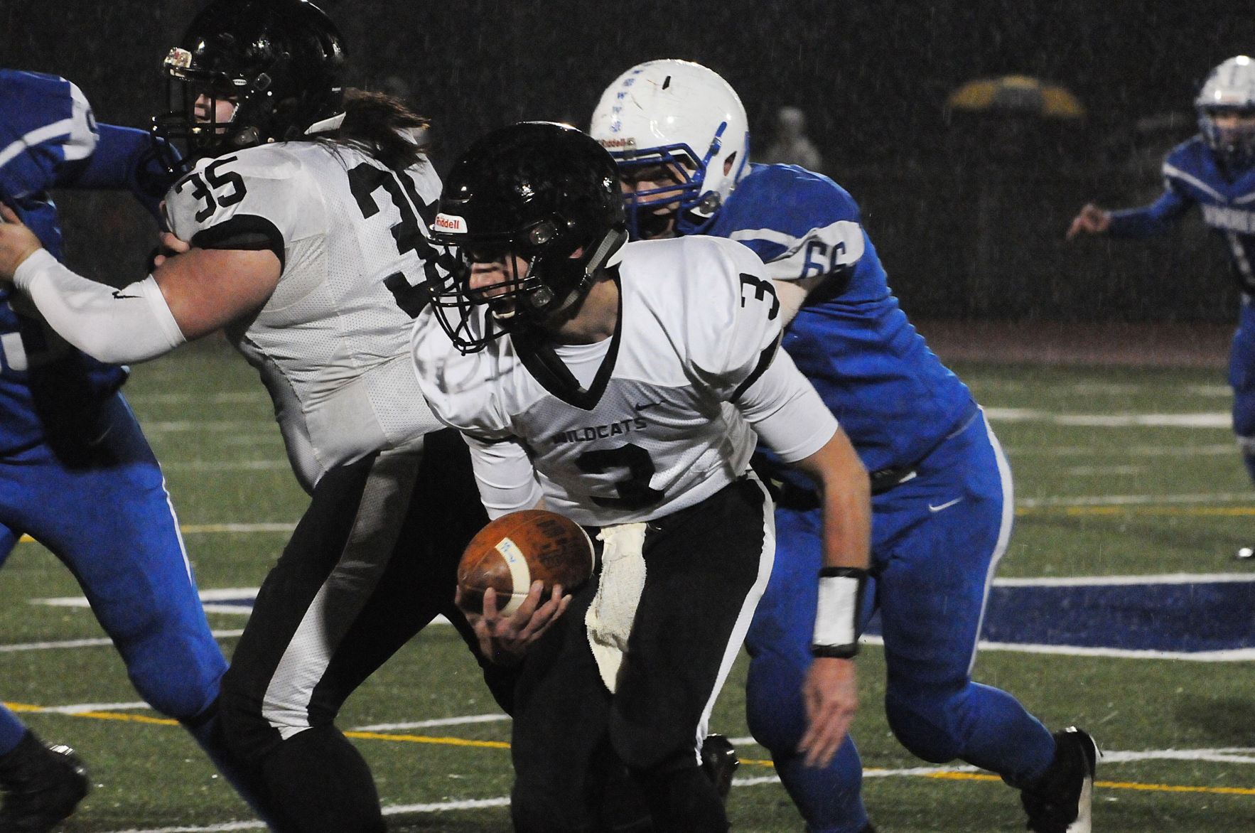 Gazette Photo Gallery: Wildcats trounce Ramblers , 35-15, in crossover game